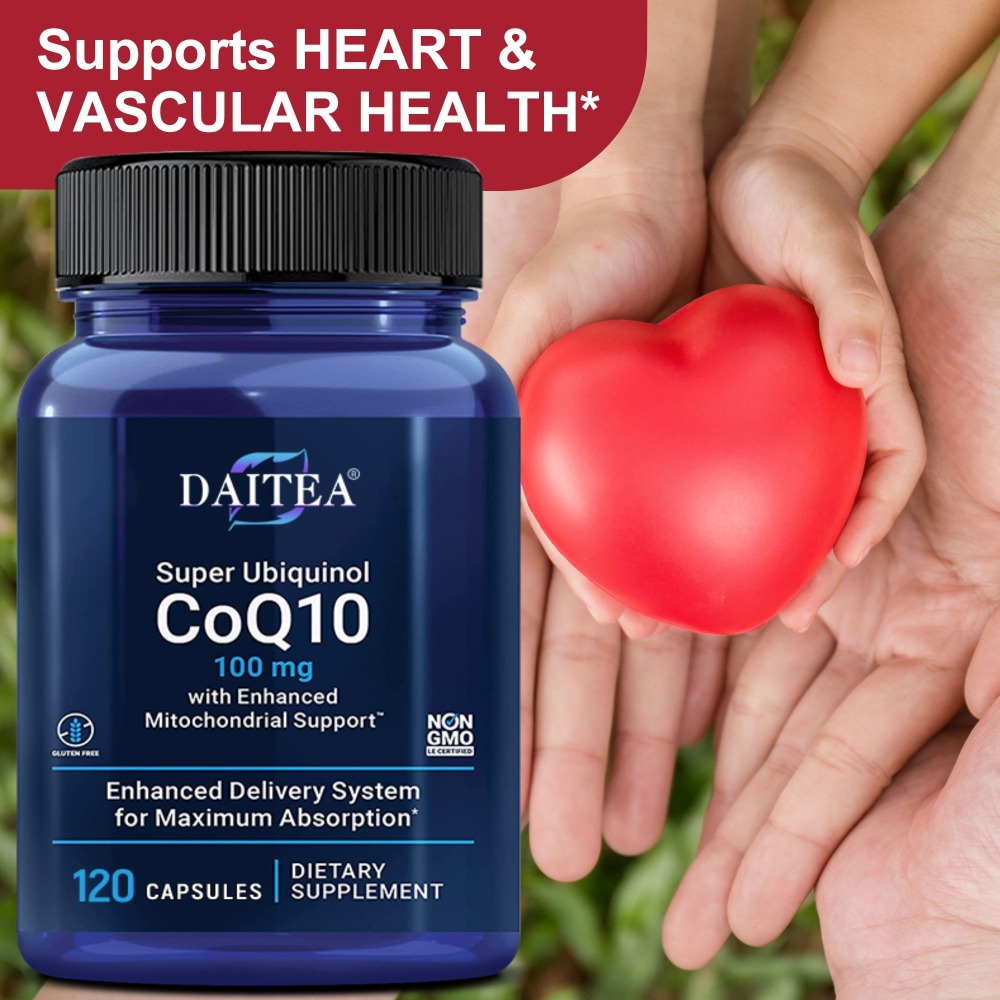 Coq10 Ubiquinol Softgel - يوبيكينول 100 ملغ CoQ10، لصحة القلب،