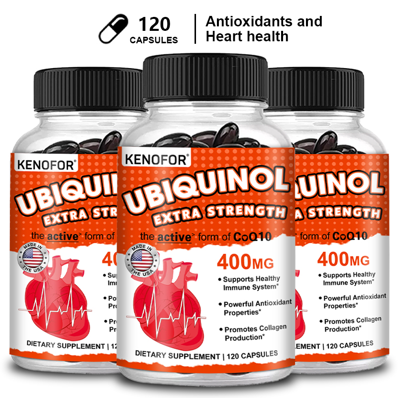 Coq10 Ubiquinol Softgel - سوفتجيل مضاد للأكسدة من كينوفور ،