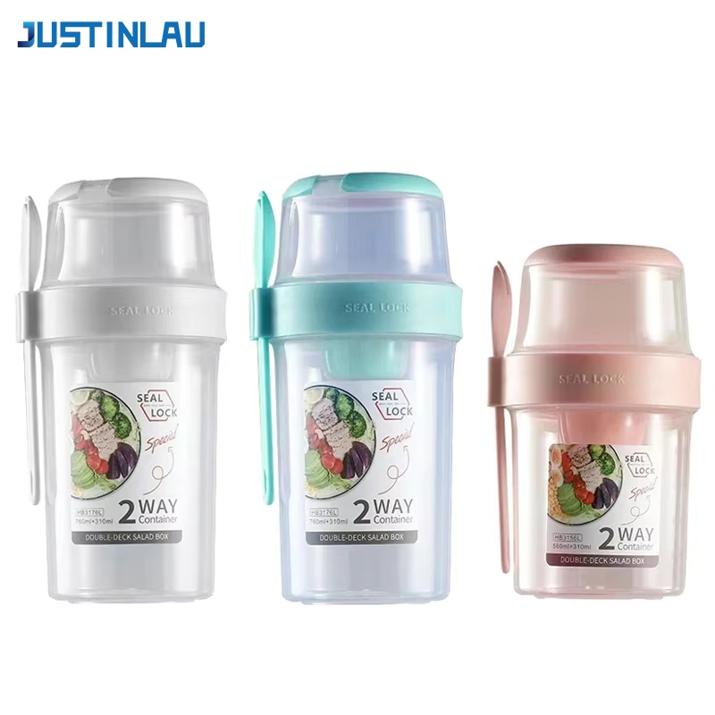 Nutrition And Fitness - كوب سلطة محمول من JUSTINLAU لتخفيف