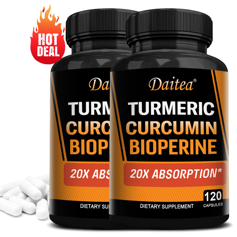 Turmeric Curcumin Capsule - كبسولات الكركم 2500 ملغ مع 95%