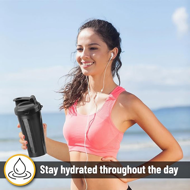 زجاجة شيكر سعة 600 مل (20 أونص - مراجعة Nutrition And Fitness وسعره