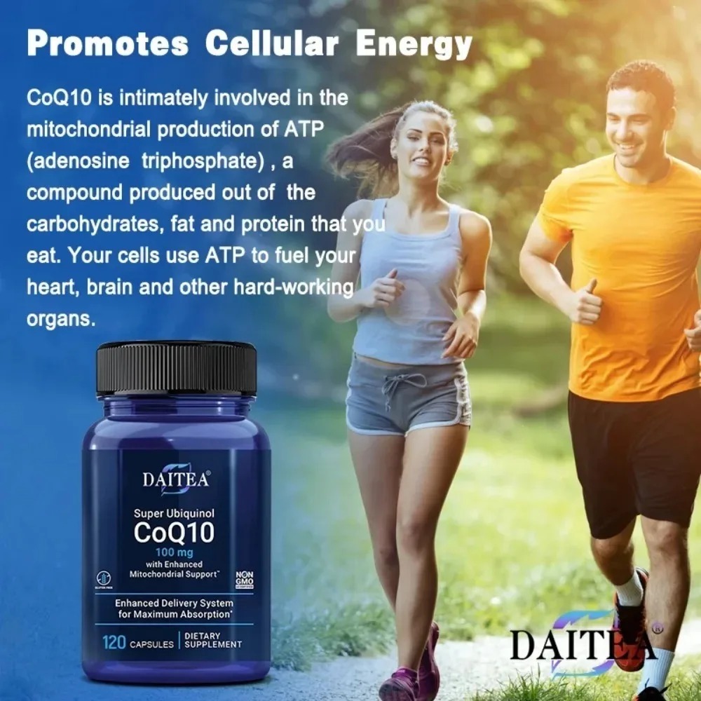 يوبيكينول 100 ملغ CoQ10، لصحة  - مراجعة Coq10 Ubiquinol Softgel وسعره