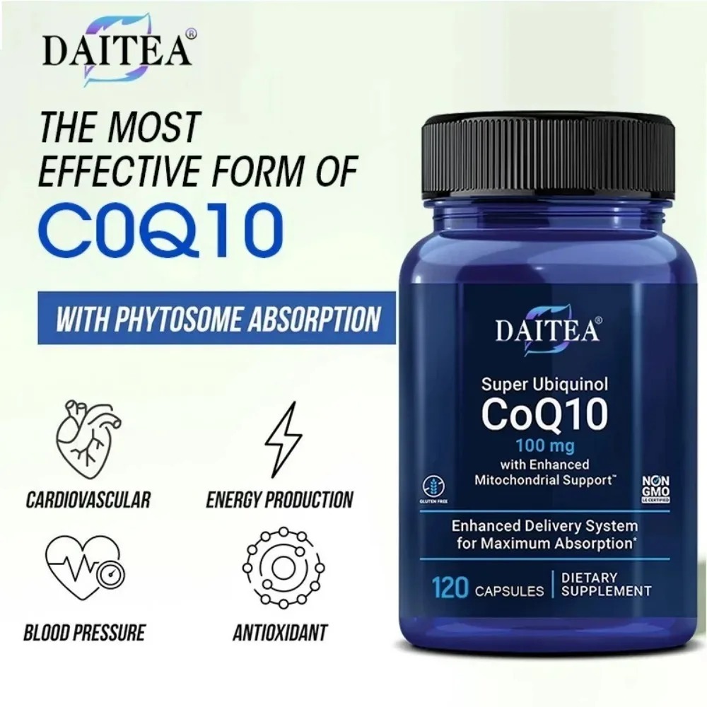 يوبيكينول 100 ملغ CoQ10، لصحة  - مراجعة Coq10 Ubiquinol Softgel وسعره