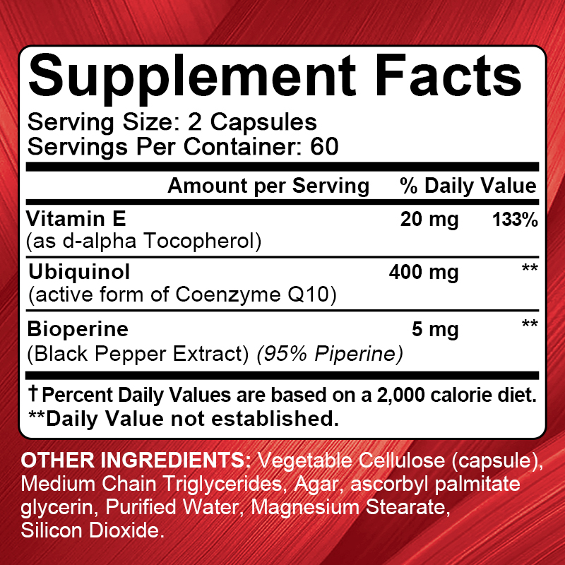 سوفتجيل مضاد للأكسدة من كينوفو - مراجعة Coq10 Ubiquinol Softgel وسعره