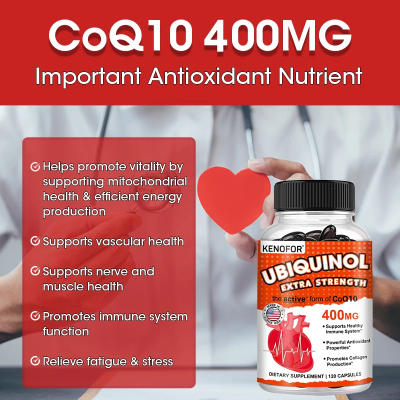Ubiquinol CoQ10 400 مجم كبسولا - مراجعة Coq10 Ubiquinol Softgel وسعره