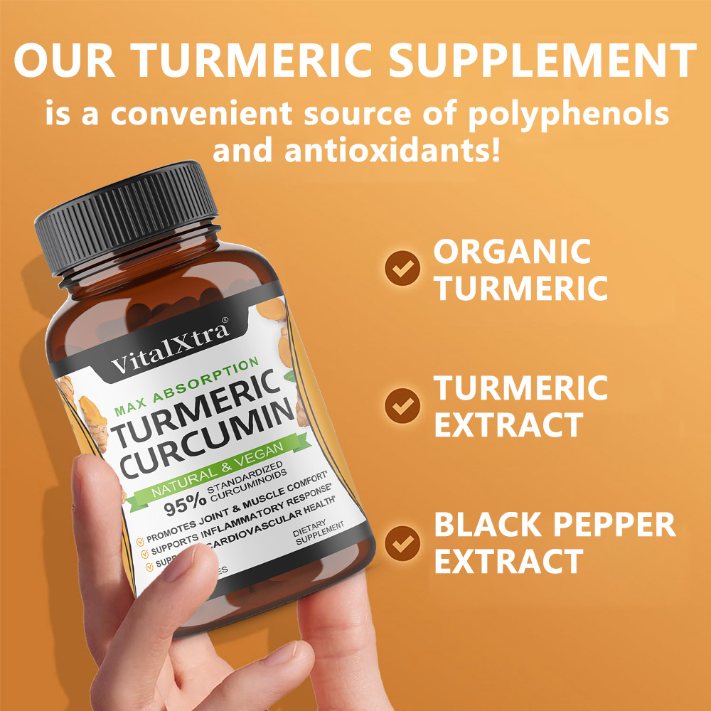 كبسولات الكركمين مع الفلفل الأ - مراجعة Turmeric Curcumin Capsule وسعره