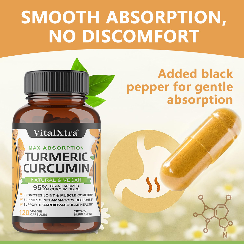 كبسولات الكركمين مع الفلفل الأ - مراجعة Turmeric Curcumin Capsule وسعره